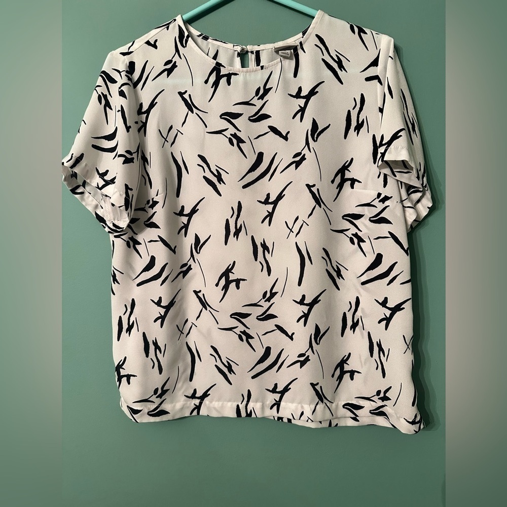A New Day (Target) black and white blouse